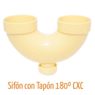 Sifon con Tapon 180º CXC Sifon con Tapon 180º CXC